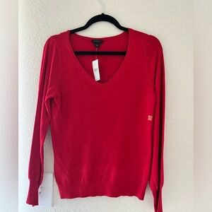 Ann Taylor red sweater